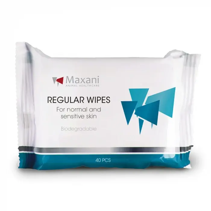 Servetele umede pentru caini pisici Maxani Regular Wipes 40 buc pachet