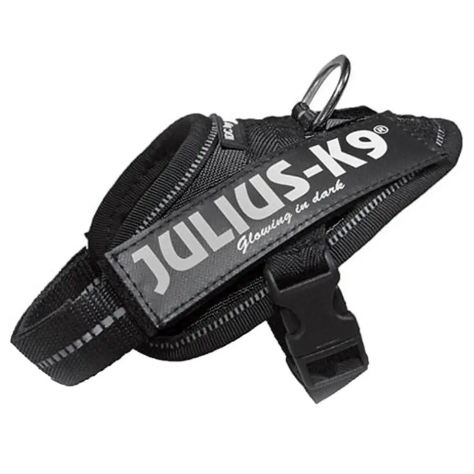 Ham K9 Power Baby, negru, ergonomic, impermeabil, 33-45 cm