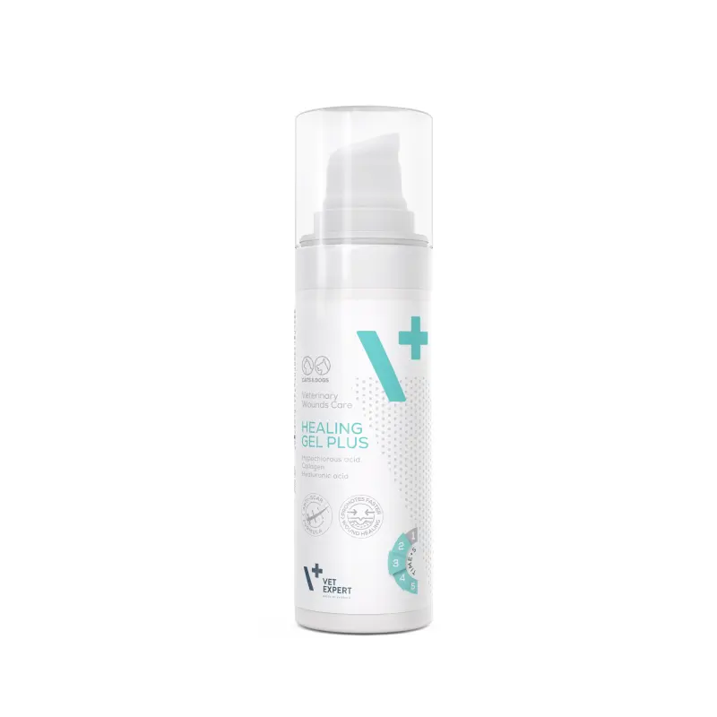 Solutie pentru vindecarea plagilor Vet Expert Healing Gel Plus, 30 ml
