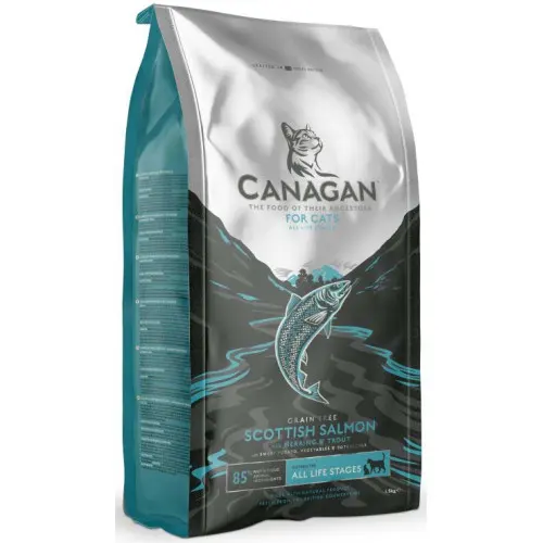 Hrana uscata pentru pisici Canagan cu Somon 1.5 kg