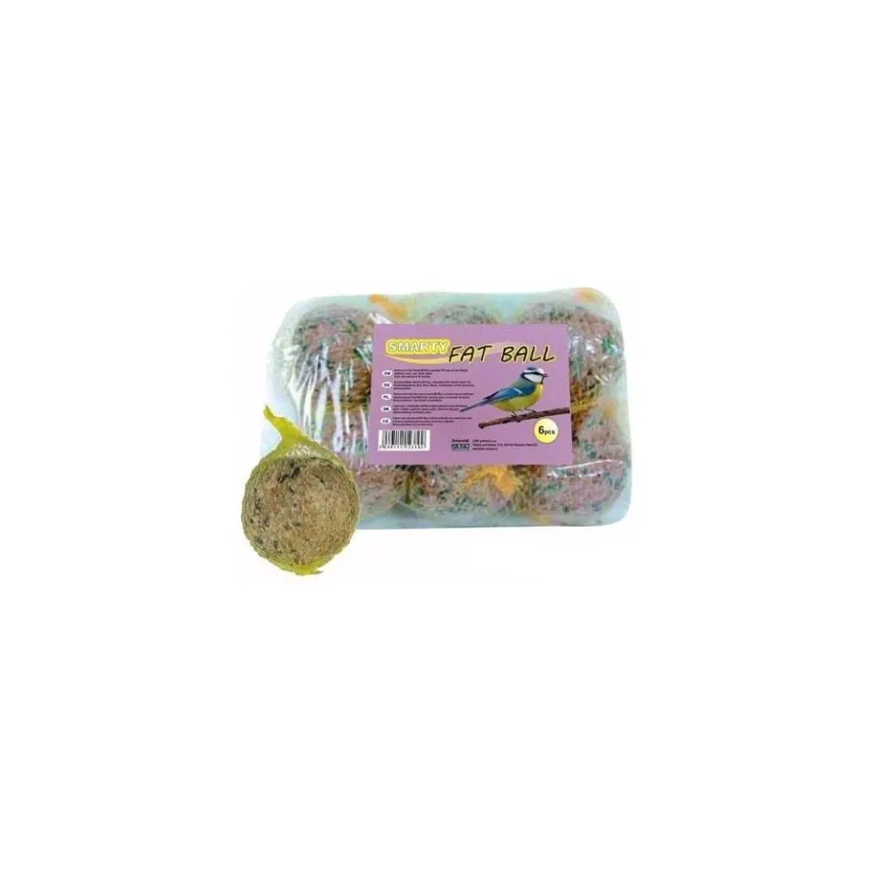Bulgări grăsime & seminte pt păsări 90 g/6 buc
