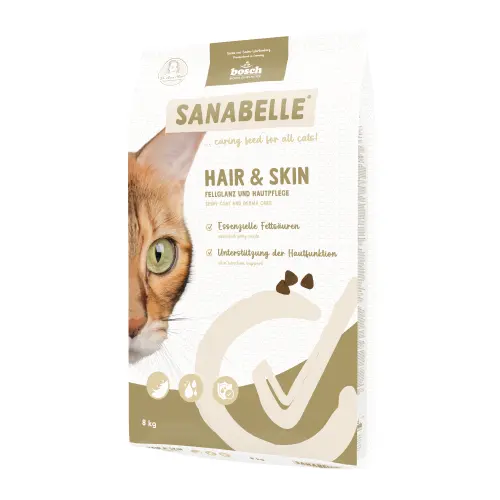 Hrana uscata pisici, Sanabelle Hair and Skin, 8 kg