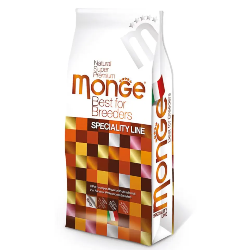 MONGE Best for Breeders Mini Adult, XS-S, Miel, hrană uscată câini, 15kg