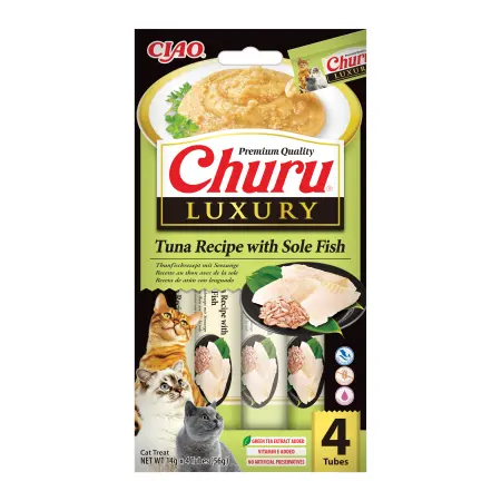 Churu Luxury Recompensa Cremoasa Reteta cu Ton si Sole fish