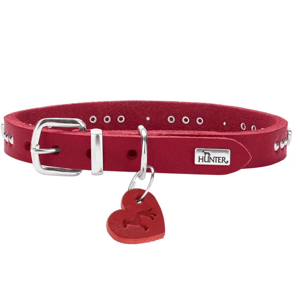 Hunter Zgarda Aalborg Hearts din Piele Naturala XXS-XS 27 Cm