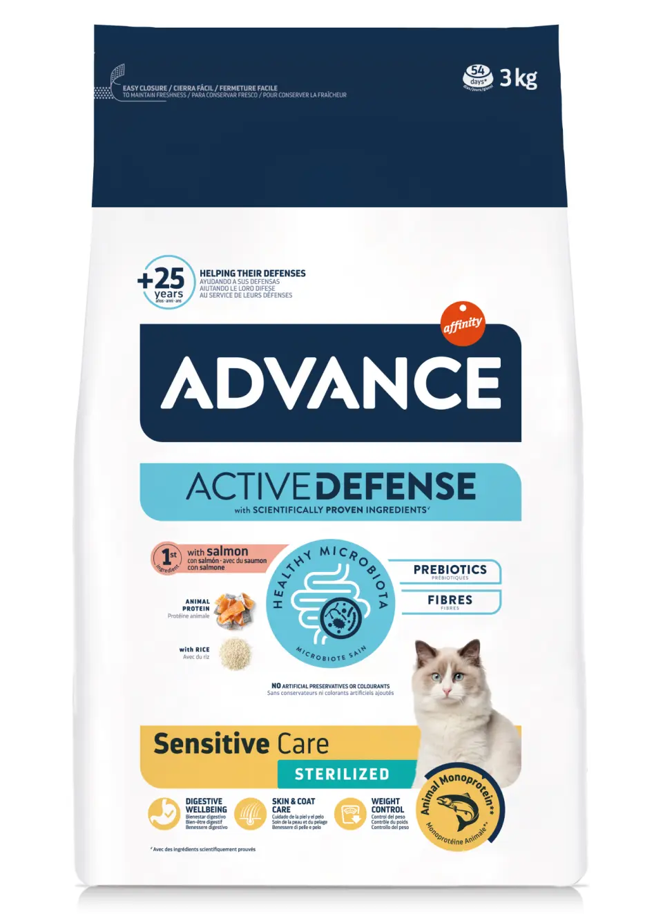 Advance Cat Adult Sterilized Somon 3 kg
