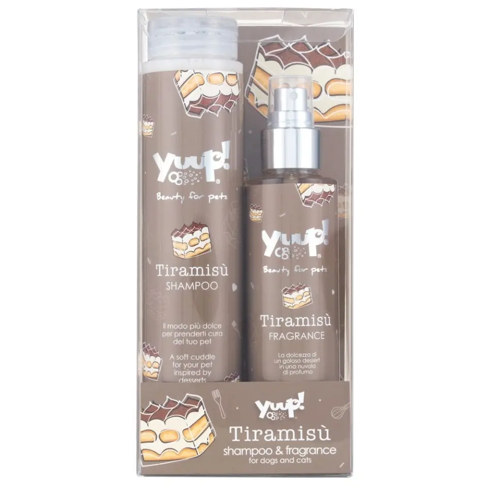 YUUP! Tiramisù - Kit Sampon & Parfum pentru Caini si Pisici