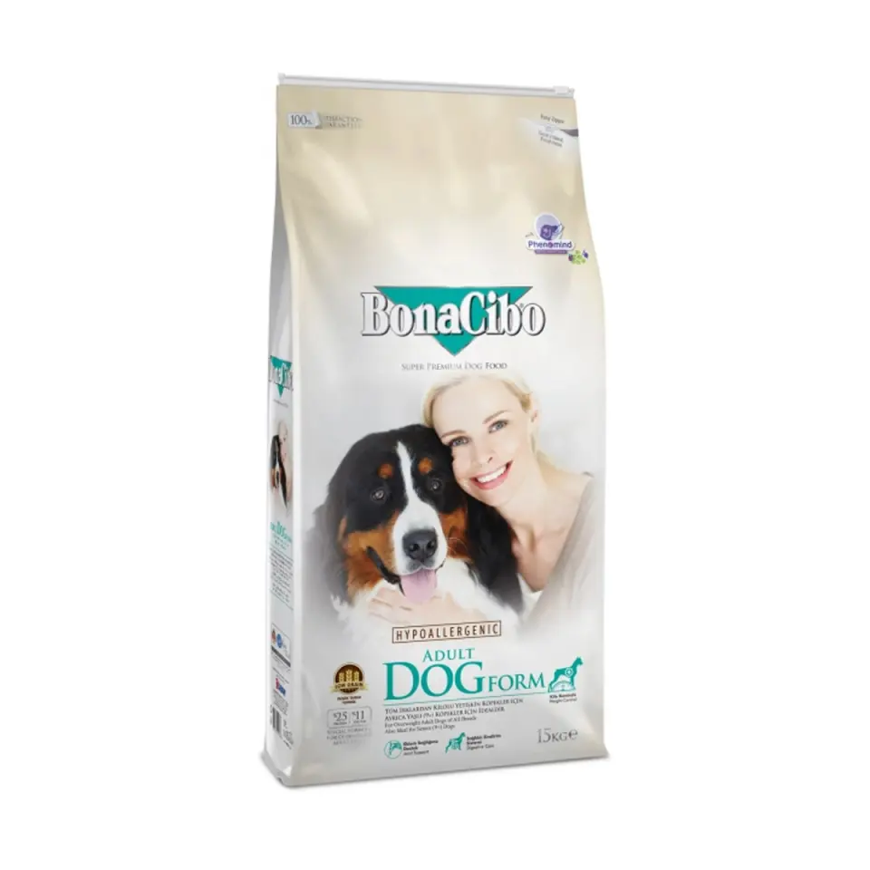 BonaCibo Adult Senior Over Weight Chicken, 15 kg