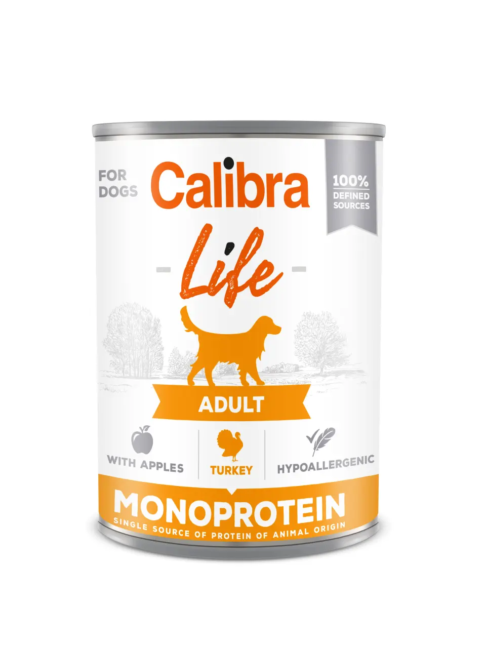 Hrana umeda caini, Calibra Dog Life Turkey with Apples, 400 g