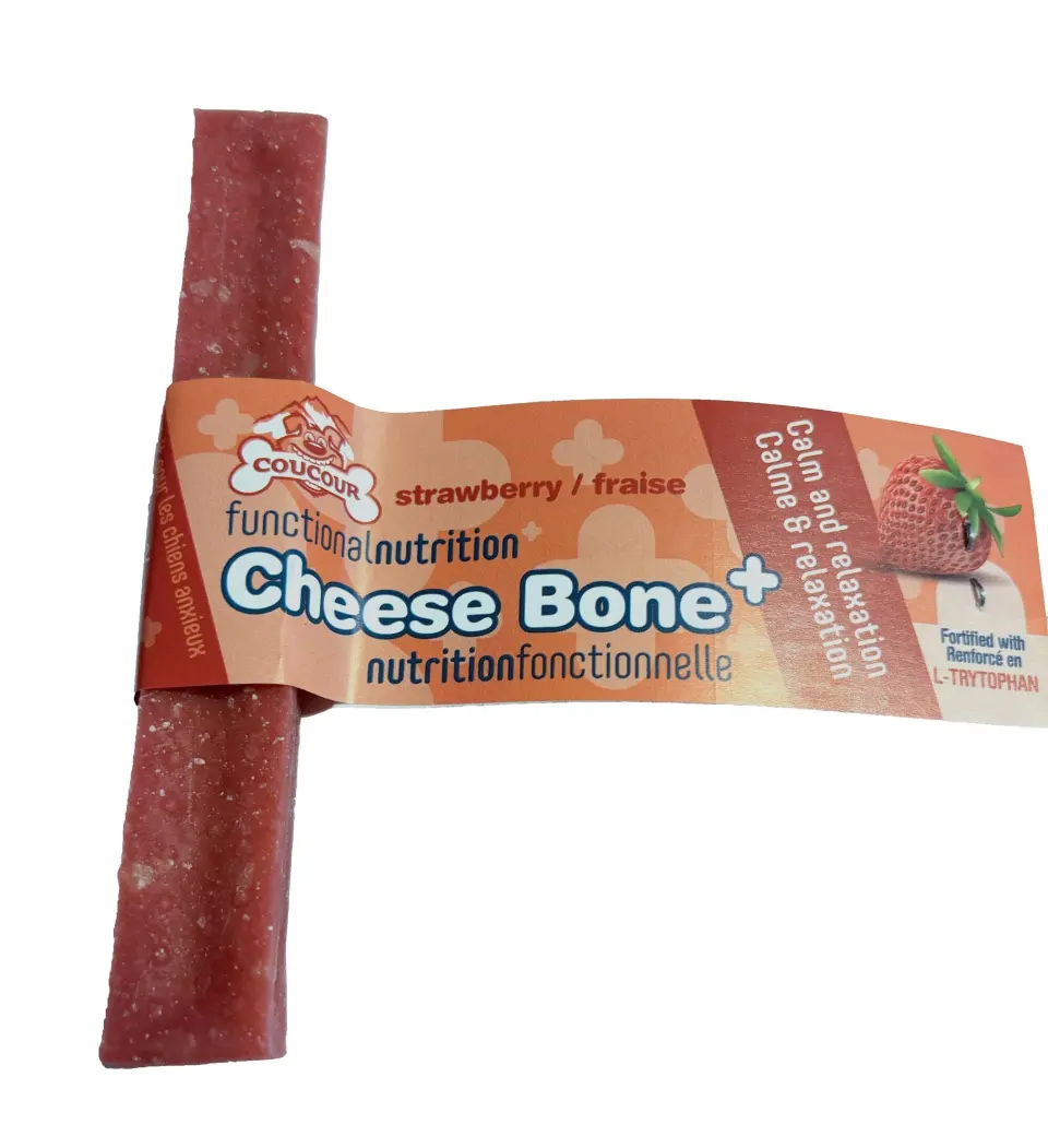 Coucour Recompensa Tare pentru Caini, Branza de Himalaya, Capsuni, M, 80 g