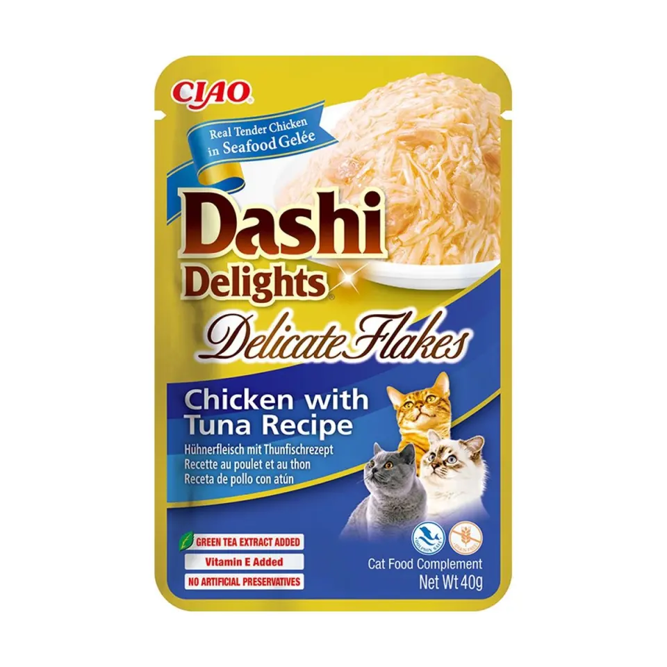 Ciao Dashi Delights Delicate Flakes, Pui si Ton, 40 g