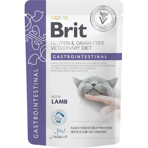 Hrana umeda pentru pisici plic Brit Grain Free VD Gastrointestinal 85 gr