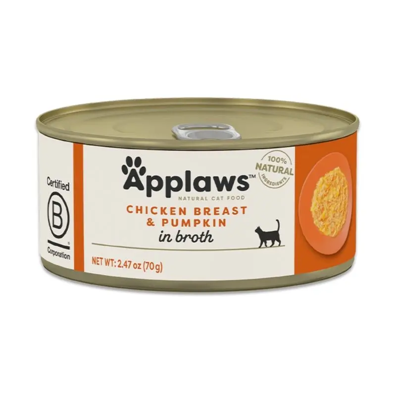 Applaws Chicken Breast with Pumpkin, conserva, 70 g