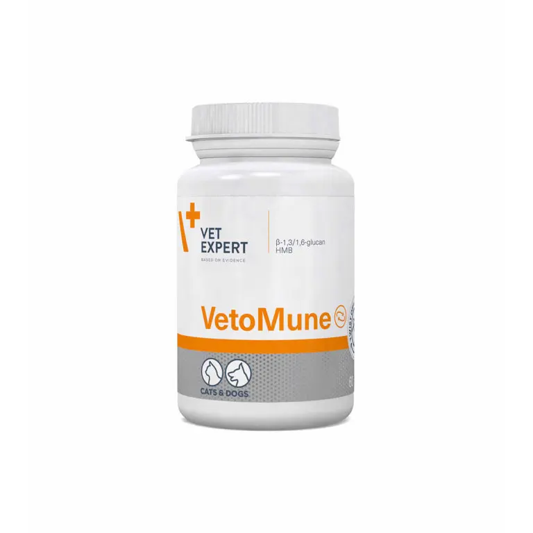 Supliment pentru caini si pisici cu imbunatatirea imunitatii Expert VetoMune Twist-Off, 60 capsule