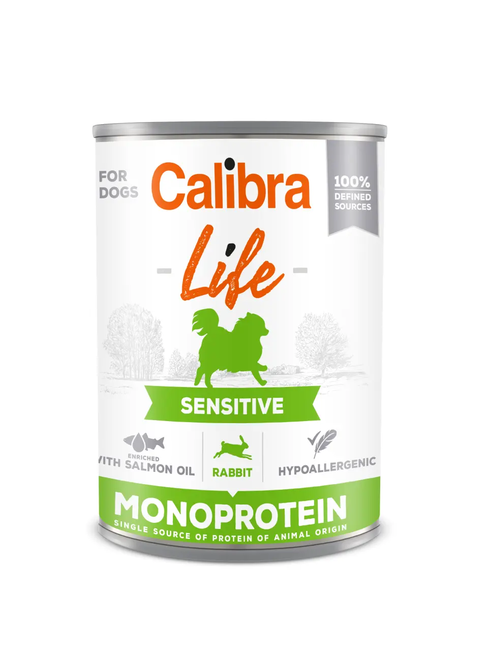 Hrana umeda caini, Calibra Dog Life Sensitive Rabbit, 400 g