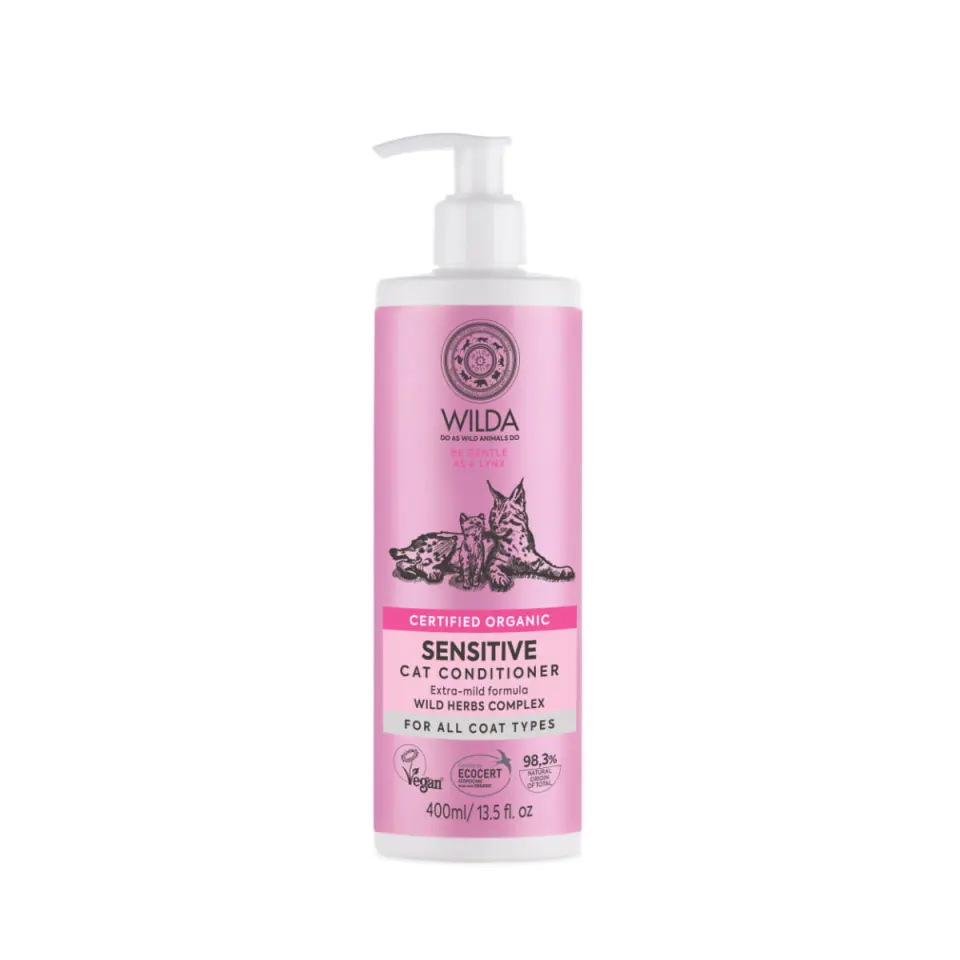 WILDA Cat Sensitive, balsam pisici, piele sensibilă, flacon, 400ml
