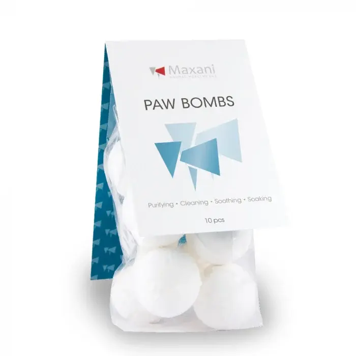 Bile efervescente Maxani Paw Bombs 10 buc pachet