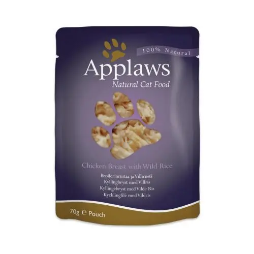 Applaws Cat Plic Pipet Pui Cu Orez Salbatic 70 g