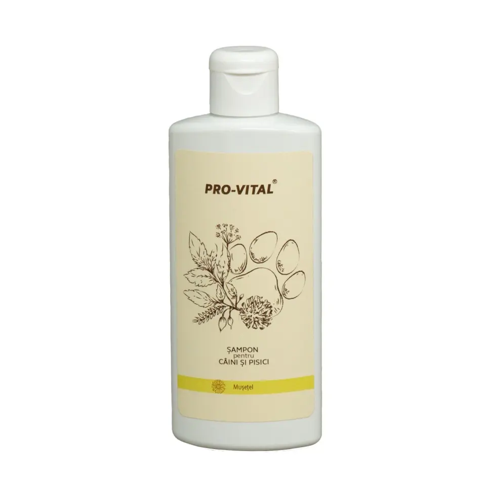 Sampon Pro Vital cu Musetel, caini si pisici, 200 ml