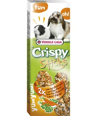 Versele Laga Batoane cu Morcov si Patrunjel pentru Iepuri si G-Pig - 2 bucati 110 g