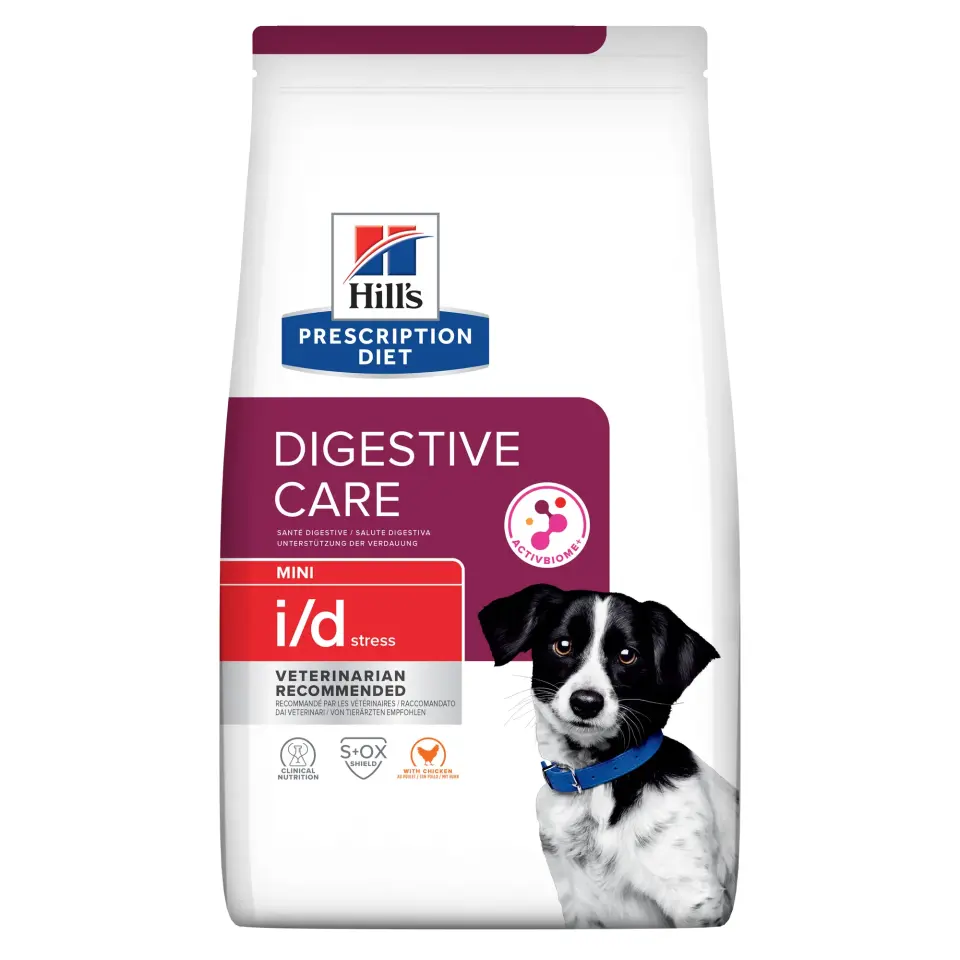 Hrana dietetica pentru caini Hill s PD Digestive Care Mini Adult Stress I D 6 kg