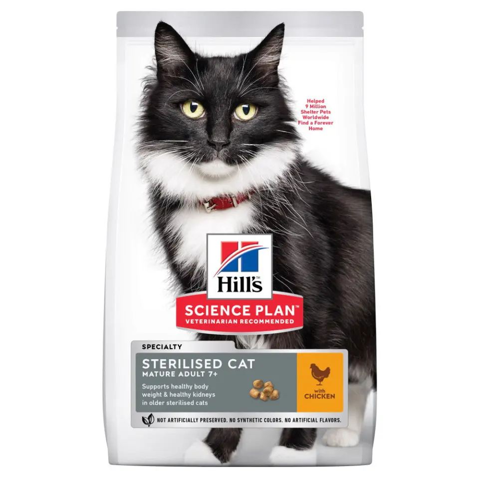 Hills SP FELINE MATURE STERILISED CHK 1.5 KG