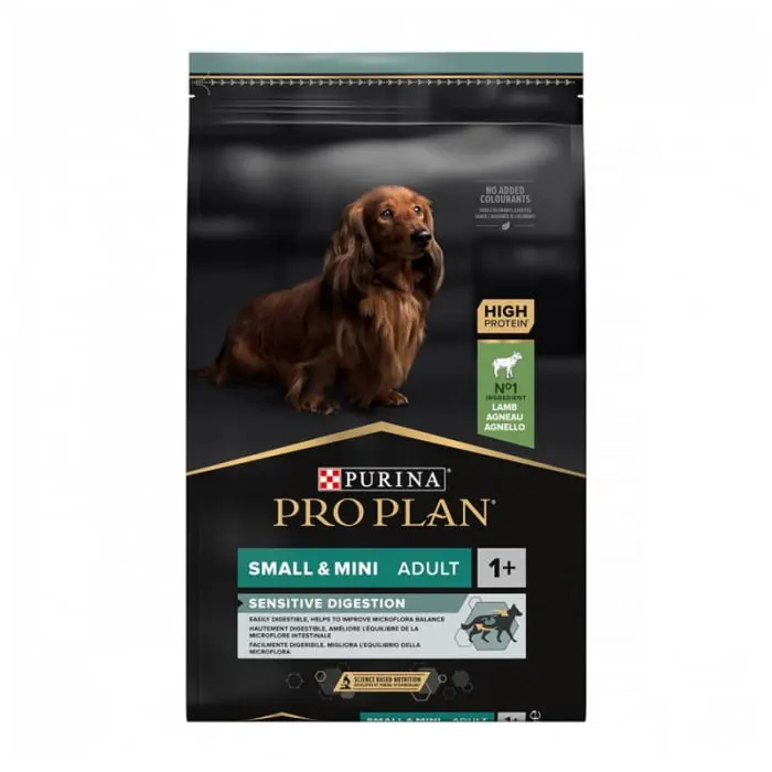 Hrana uscata pentru caini Pro Plan Small Mini Adult Sensitive Digestion cu miel 7 kg