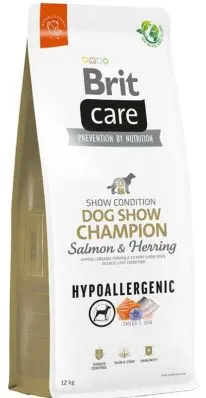 Brit Care Dog Hypoallergenic Dog Show Champion somon si hering - 1-kg