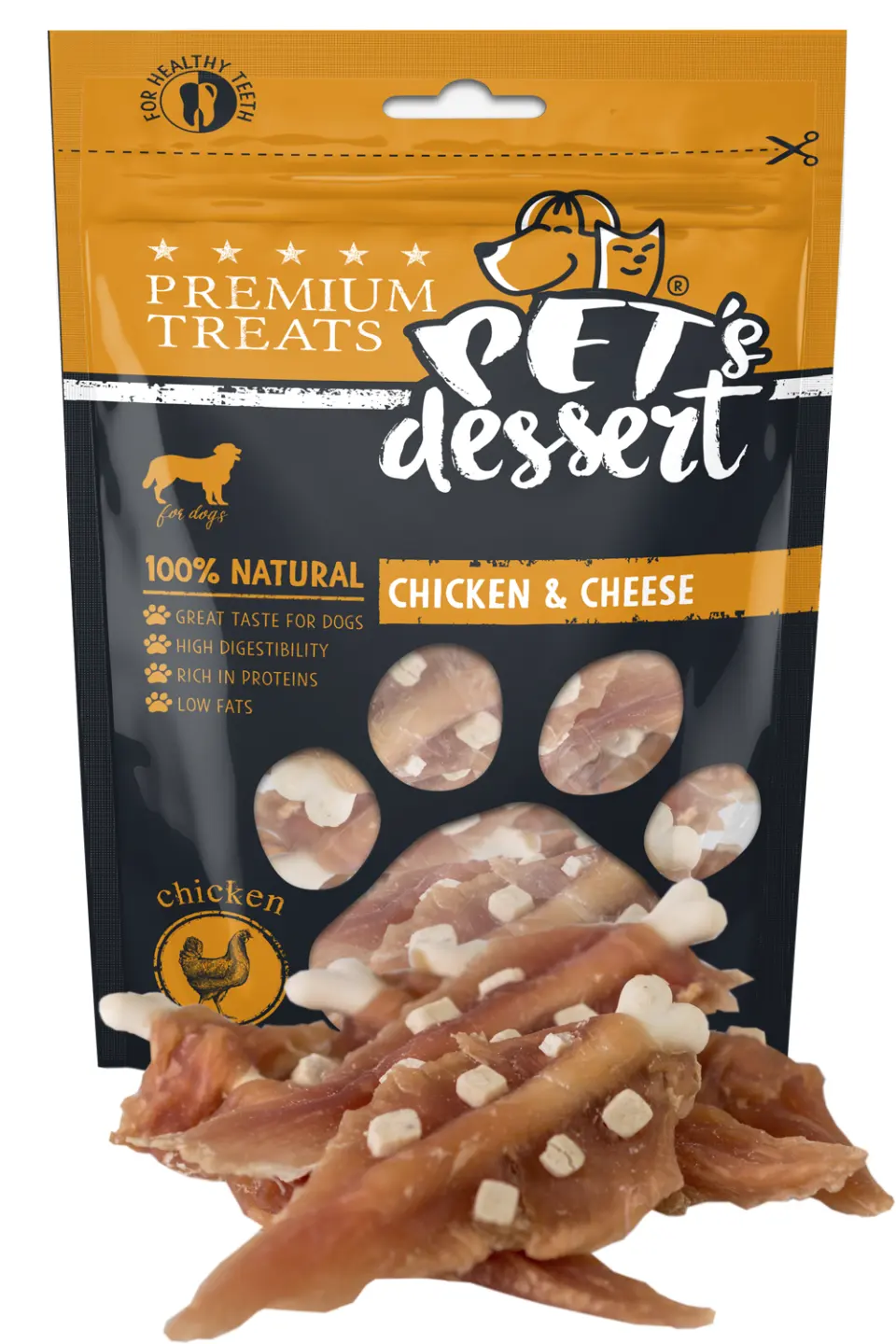 Pet s Desert Dog Chicken Cheese 80g LSC-19