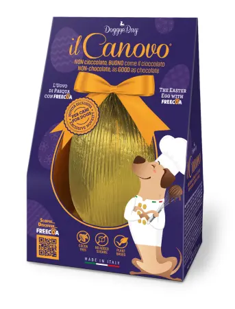 Doggyebag Il Canovo Ou de Paste fara Cacao creat Special pentru Caini 60 Gr