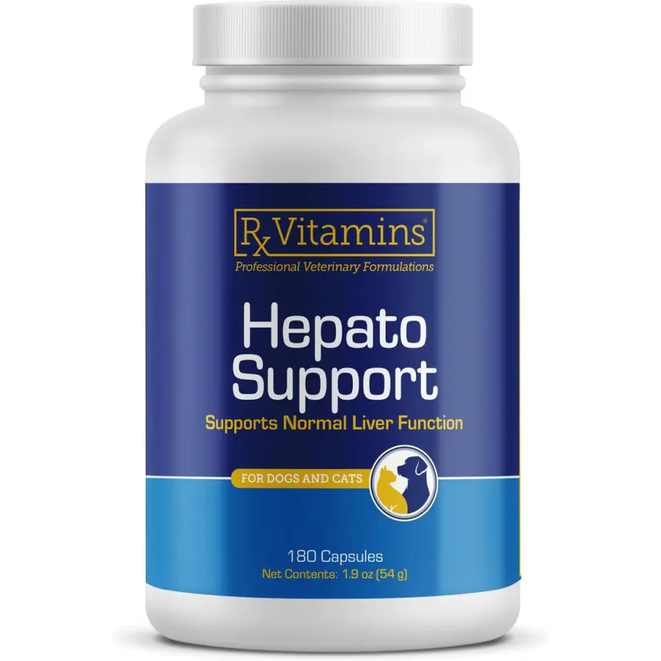 RX VITAMINS Hepato Support, supliment sistem hepatic câini, capsule