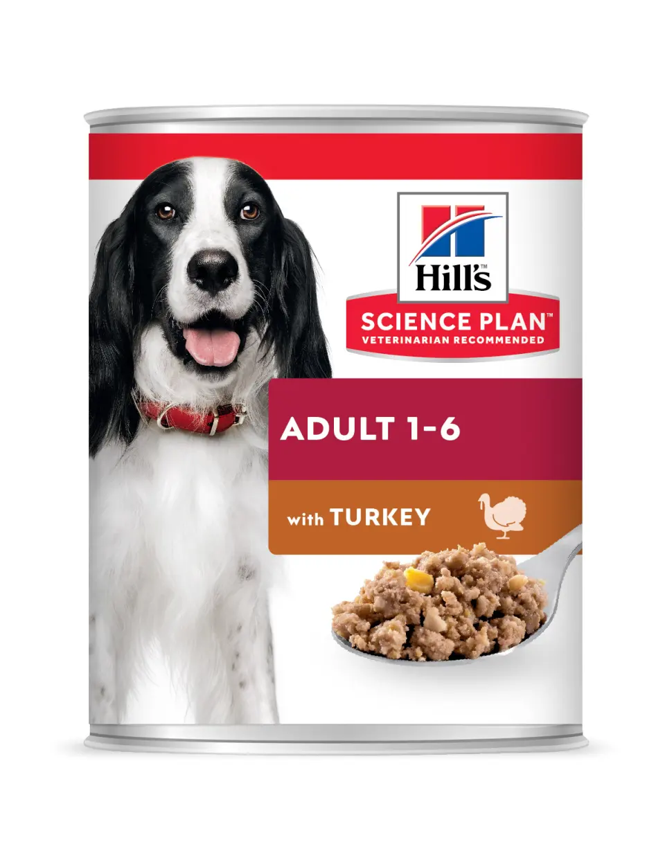 Hrana umeda caini, Hill's Science Plan Canine Adult Turkey, 370 g