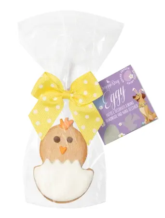 Doggyebag Biscuit Artizanal Eggy cu Glazura de Iaurt pentru Caini 25 Gr