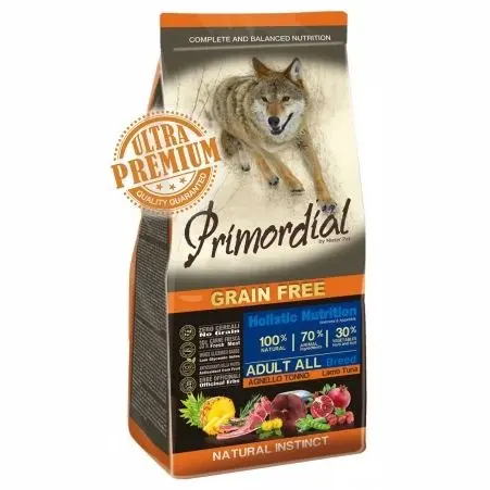 Primordial Grain-Free Holistic Dog Adult, Tuna & Lamb, 2 kg