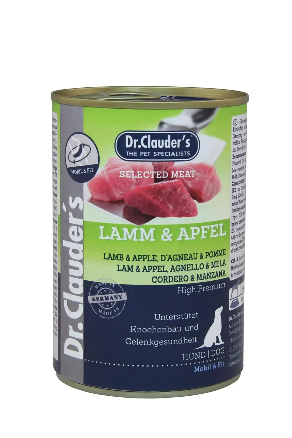 Dr. Clauder's Dog Selected Meat Miel & Mar, 400 g
