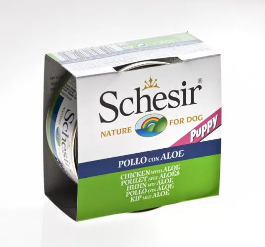 Schesir Cons Caine Junior Pui/Aloe 150 g