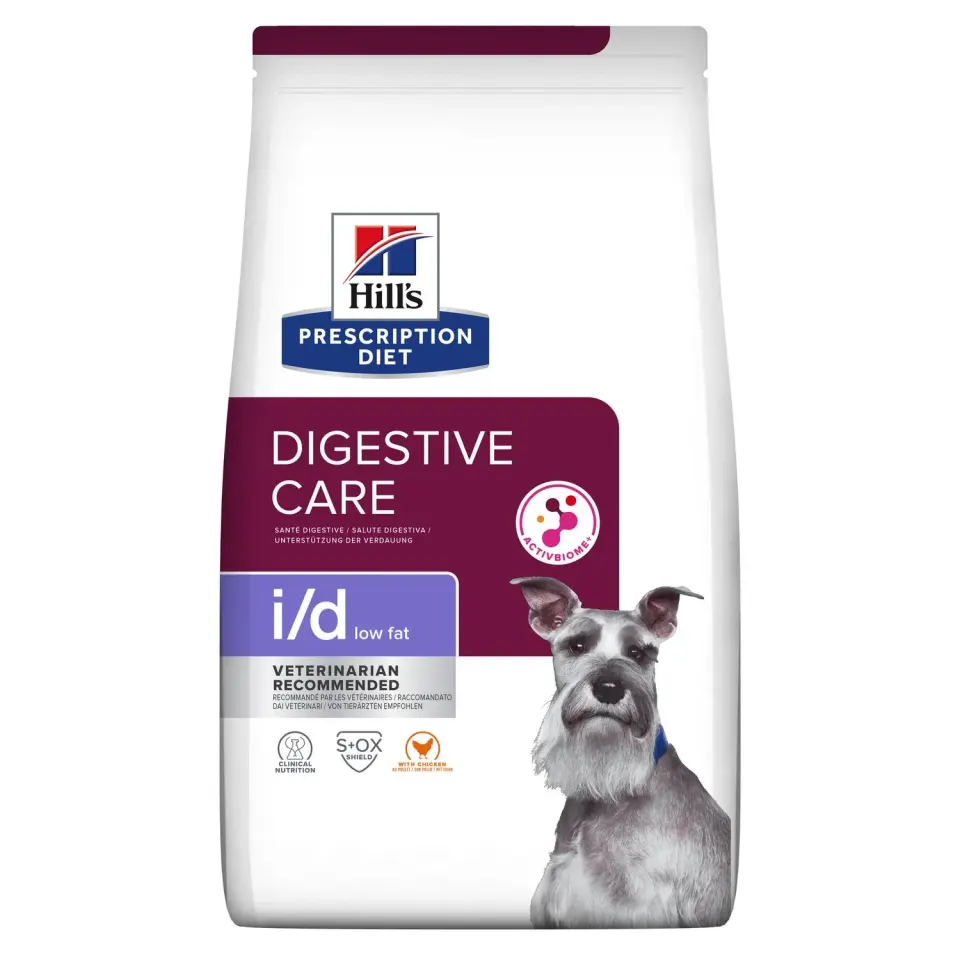 Hrana dietetica pentru caini Hil s PD Digestive Care Low Fat I D 1,5 kg