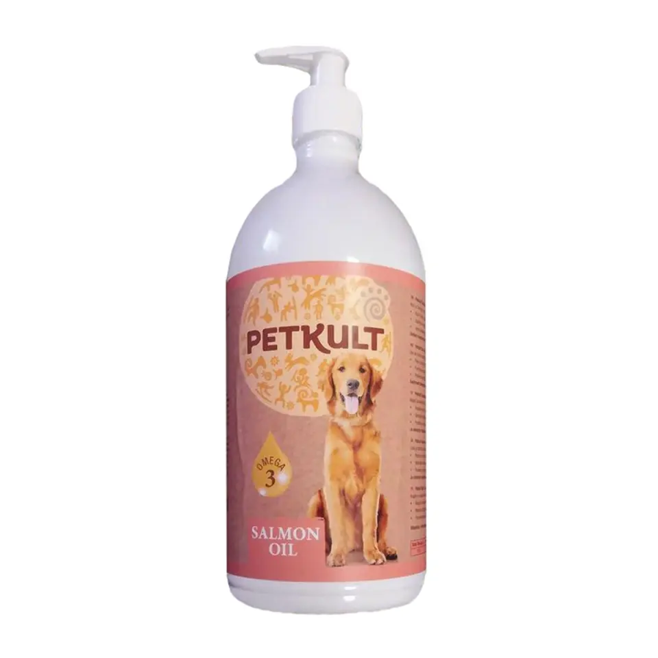 PETKULT Ulei de Somon, supliment piele și blana câini și pisici, 1L