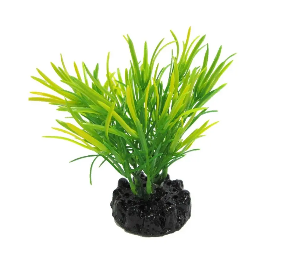 Resun Planta Plastic Sea Grass Green/Yellow 10 cm