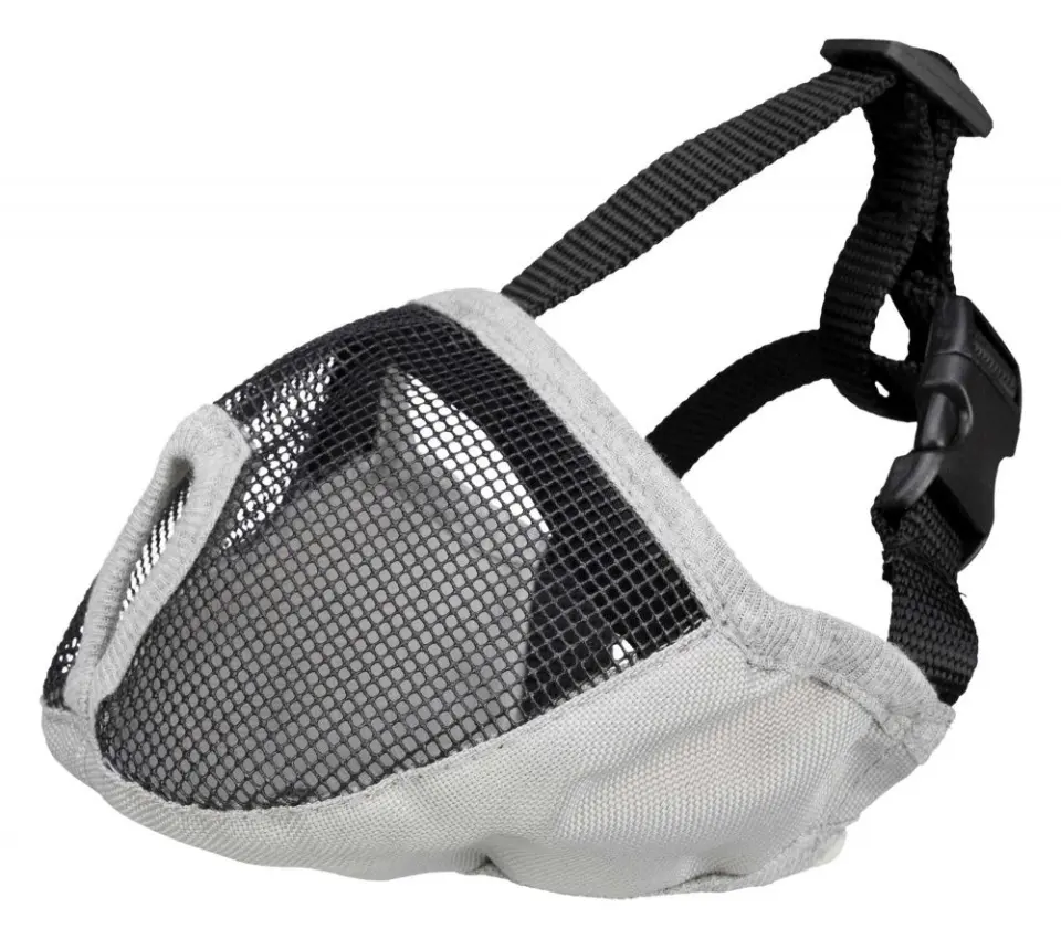 Botniță pentru Câini cu Bot Scurt (Turtit) S-M Gri 40 cm 17627