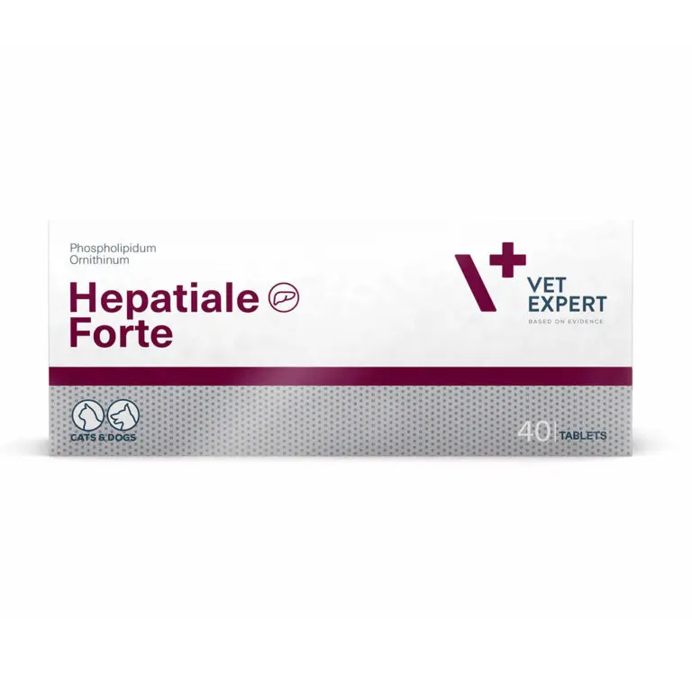 Supliment pentru intarirea functiilor hepatice la caini si pisici Vet Expert Hepatiale Forte, 40 tablete