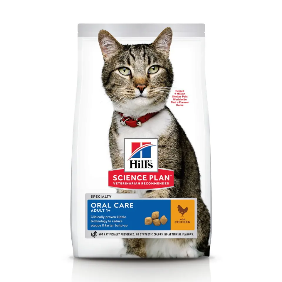Hills SP FELINE ADULT ORAL CARE CHK, 7 KG