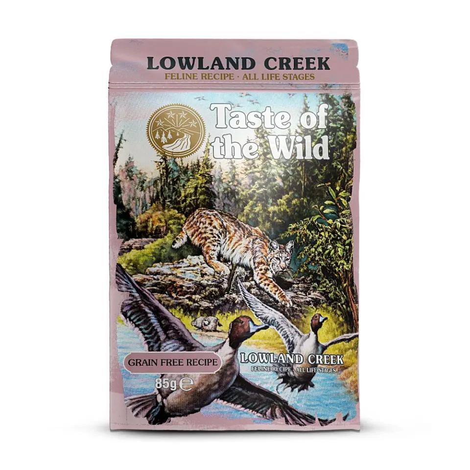 Taste of the Wild Cat Pouch All Life Stages Lowland Creek Bucatele de Curcan in Sos 85 Gr