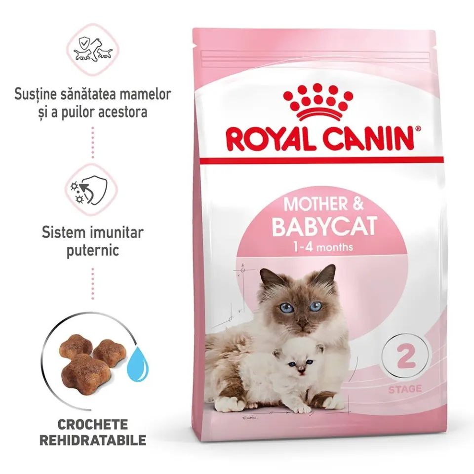 Royal Canin Mother & BabyCat hrana uscata pisica, mama si puiul, 4 kg