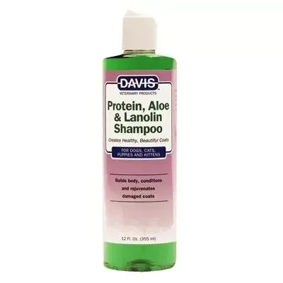 Sampon cu proteine, aloe si lanolina, Davis, 355 ml