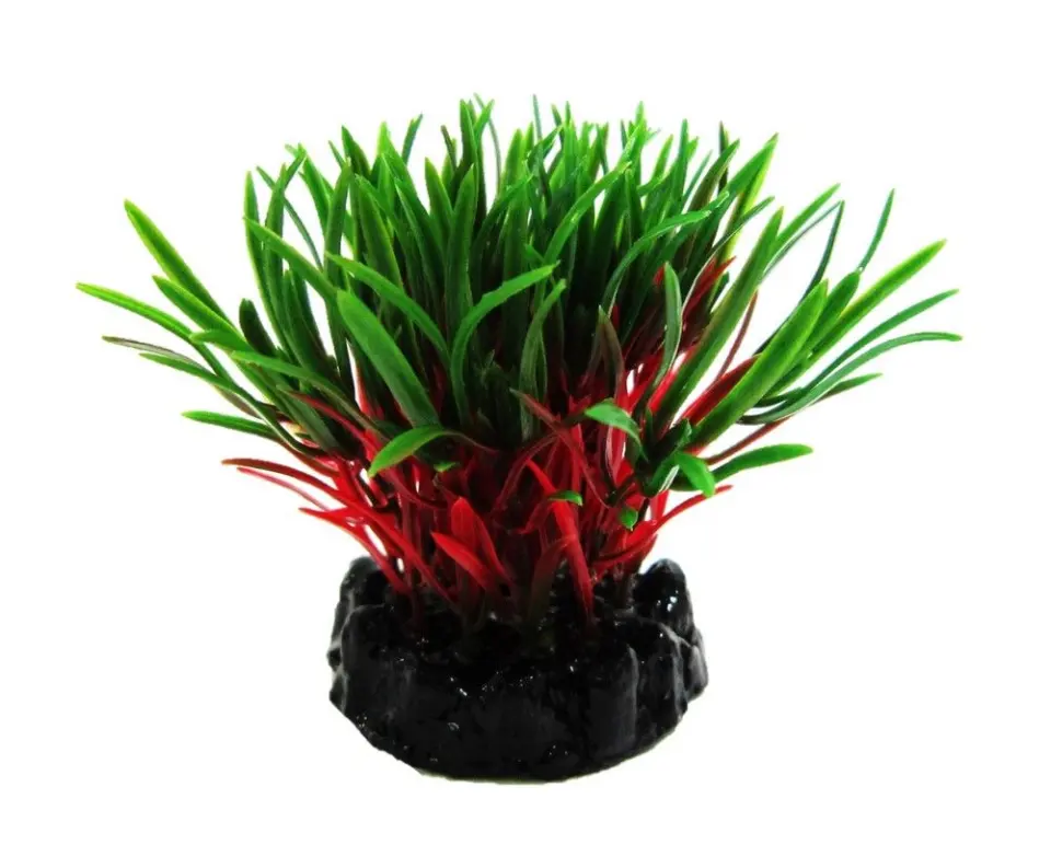 Resun Planta Plastic Sea Grass Red/Green 10 cm