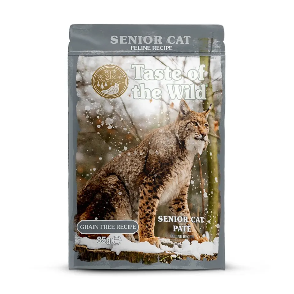 Taste of the Wild Cat Pouch Senior cu Pui Pate 85 Gr
