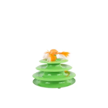 All for Paws Modern Cat Spin nip Track Juarie Interactiva pentru Pisici