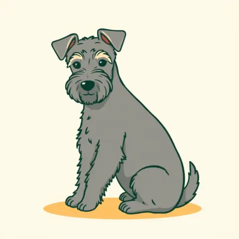 Desen Bedlington Terrier