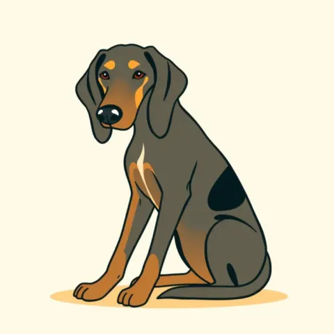 Desen Bluetick Coonhound